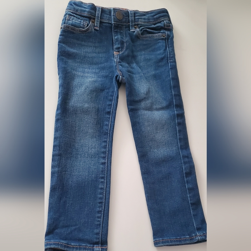 Kids Gap Denim Jeans with Adjustable Waist - Size 3T